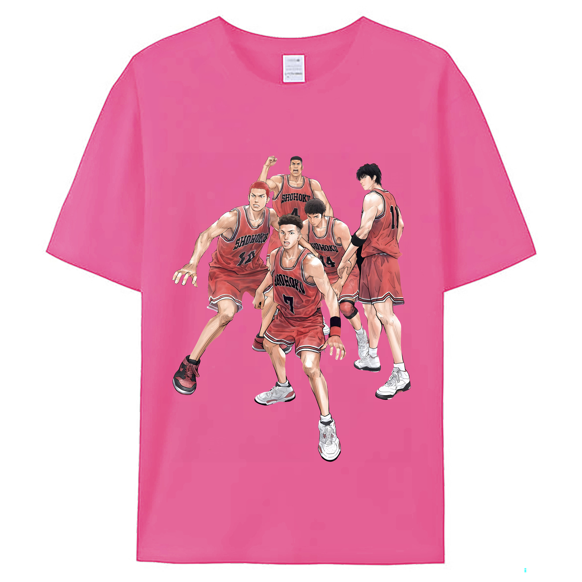 （画像用） SLAM DUNK／スラムダンク レディースカジュアルプリントTシャツ（綿100％）